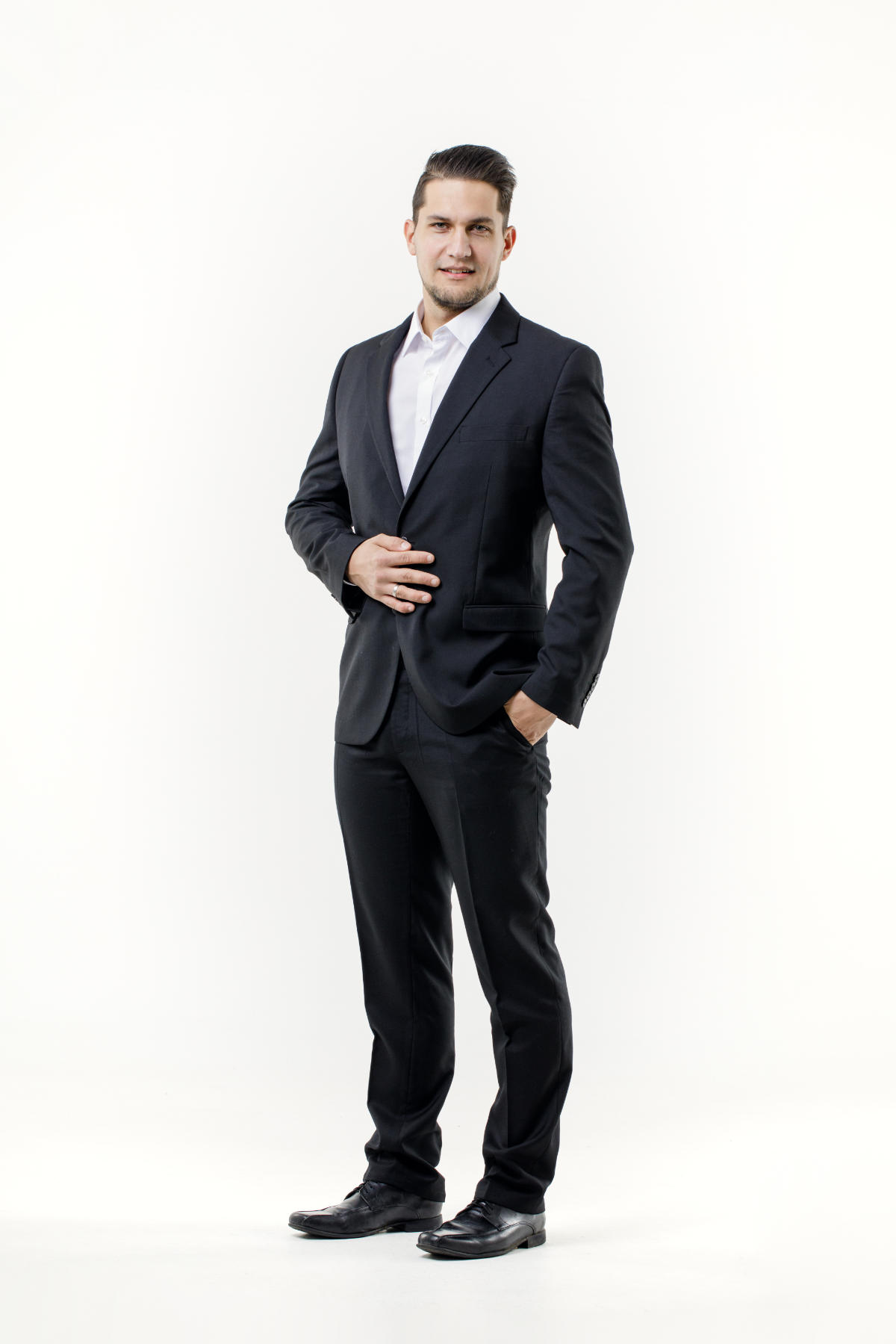 Anzughose Business Herren schwarz mieten